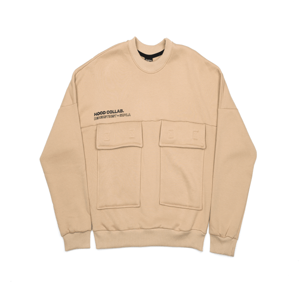 DeNekstBestDNB Bluza DAMSKA KAMIONKA SANDBluza z kapturemMERCHIT