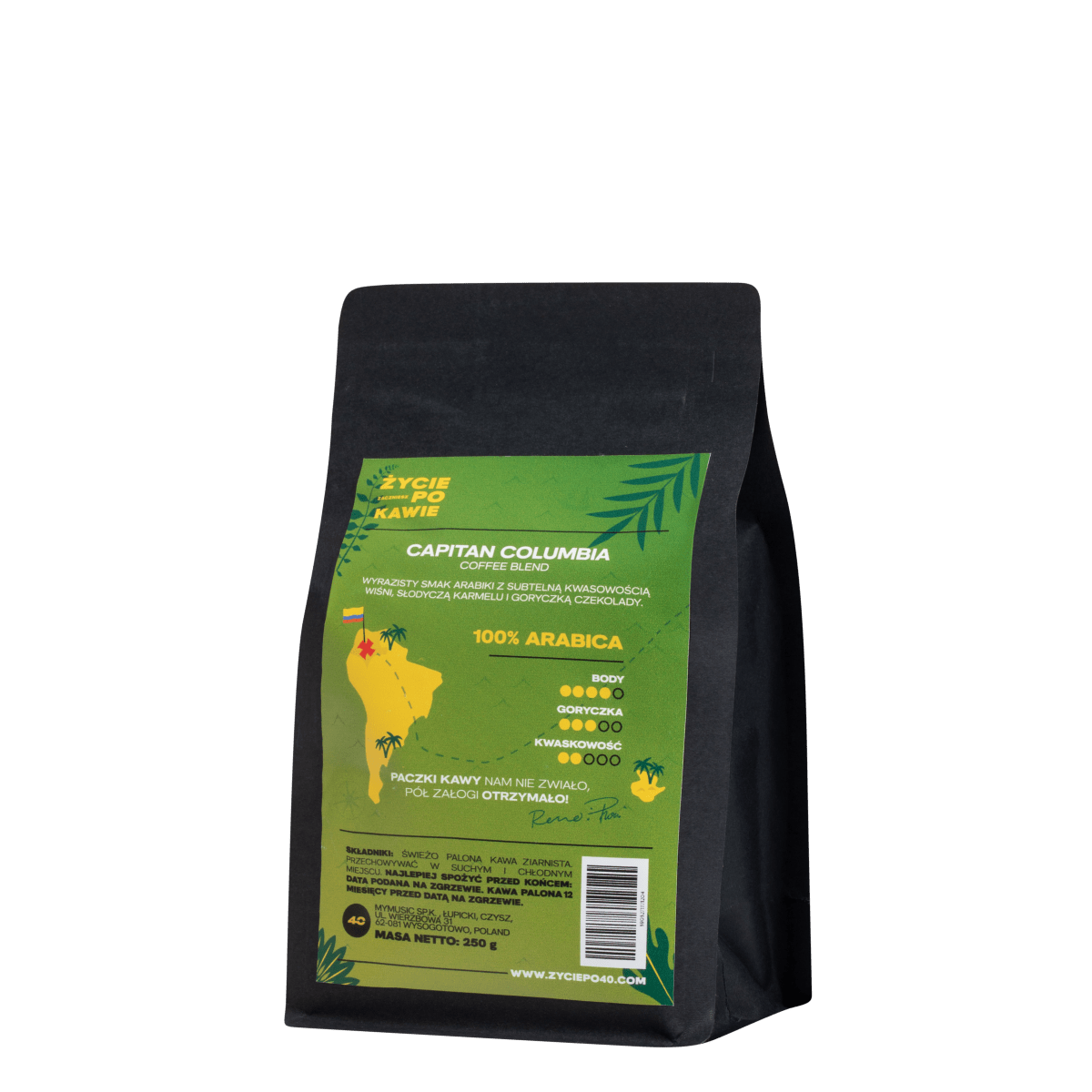 Pokawie.comCaptain Colombia 250g (Home blend)KAWAMERCHIT.PL - Music & More!