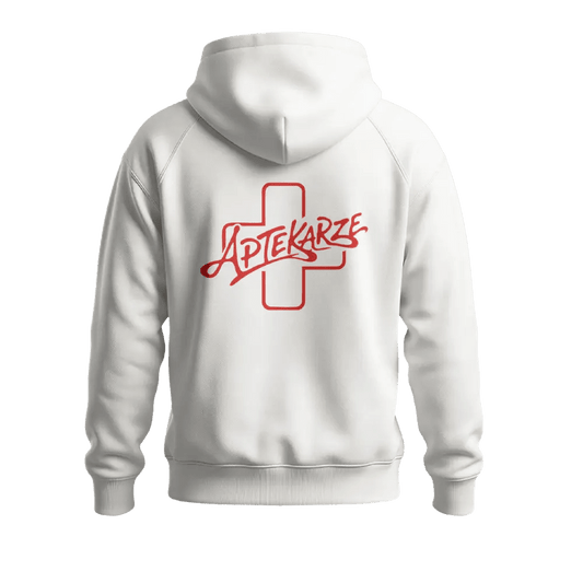 APTEKARZEAPTEKARZE (bluza biała)Bluza z kapturemMERCHIT