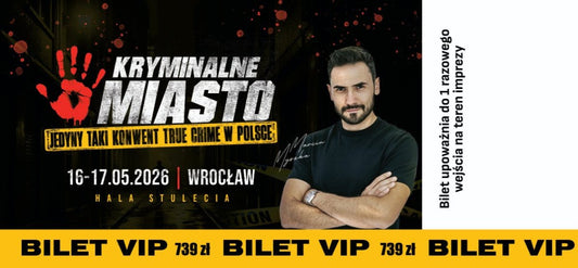 KRYMINALNE MIASTOBilet VIP Kryminalne MiastoBilet na eventMERCHIT.PL - Music & More!