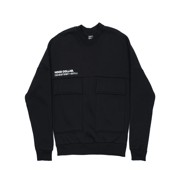 DeNekstBestDNB Bluza DAMSKA KAMIONKA BLACKBluza z kapturemMERCHIT