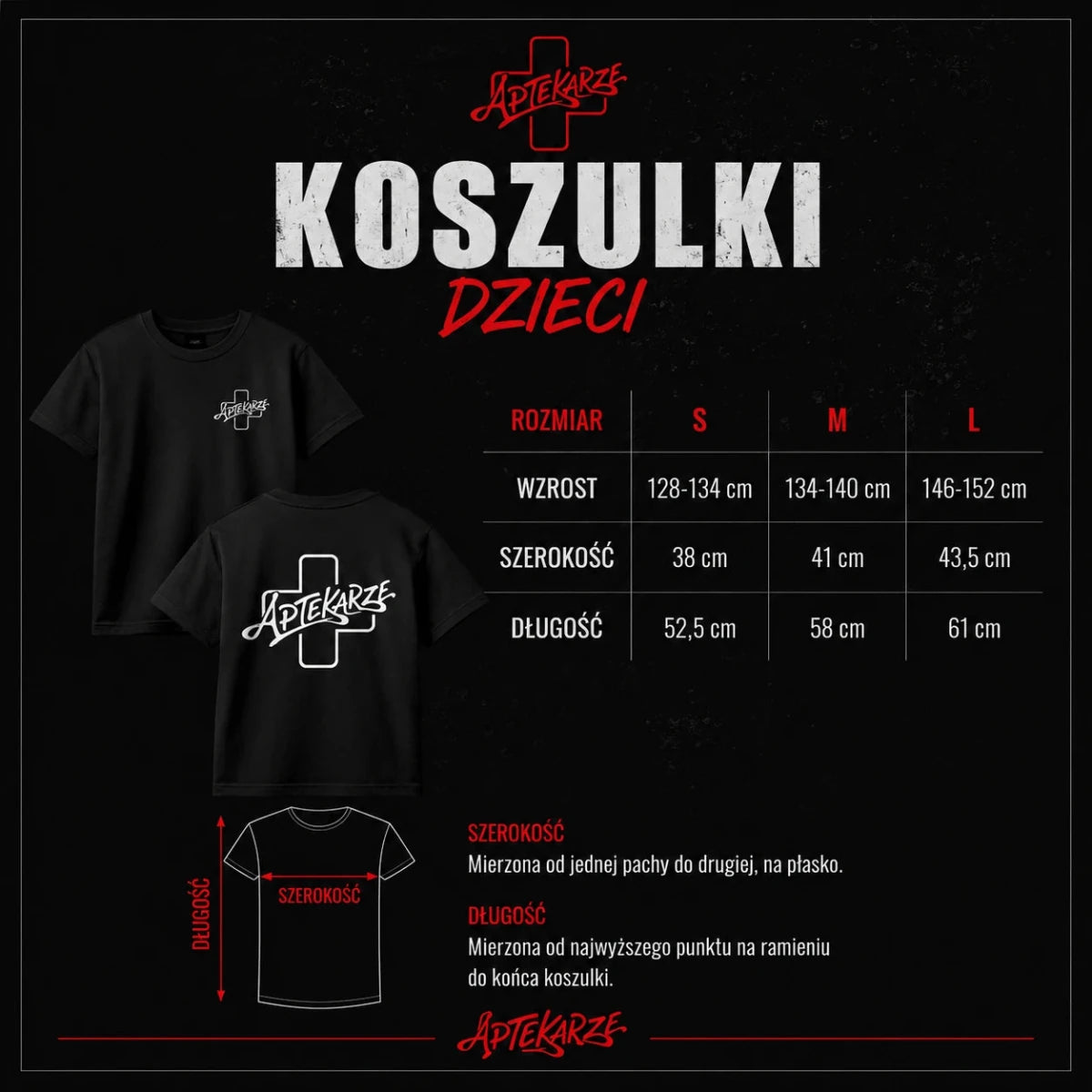 APTEKARZEAPTEKARZE (koszulka dziecięca biała)T-ShirtyMERCHIT