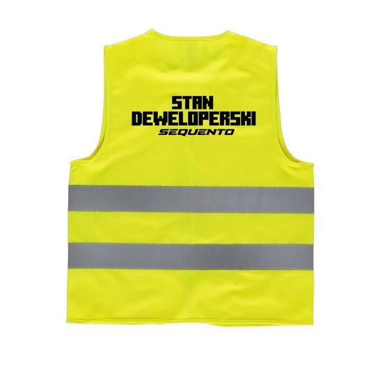SequentoKamizelka ostrzegawcza Sequento „Stan Deweloperski” (Żółta)Kamizelka odblaskowaMERCHIT