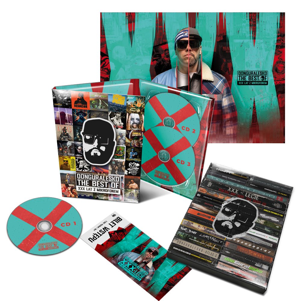 DonguraleskoTHE BEST OF XXX LAT Z MIKROFONEM PAK [CDTICKET]PAKIETMERCHIT.PL - Music & More!