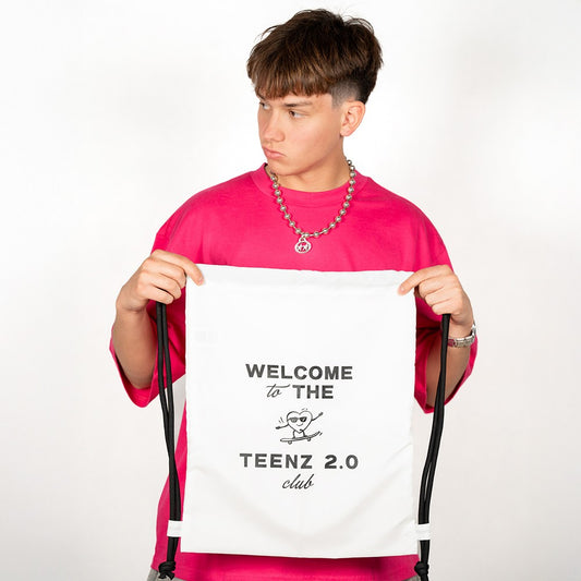 Teenz 2.0 Club Gym Bag (White)