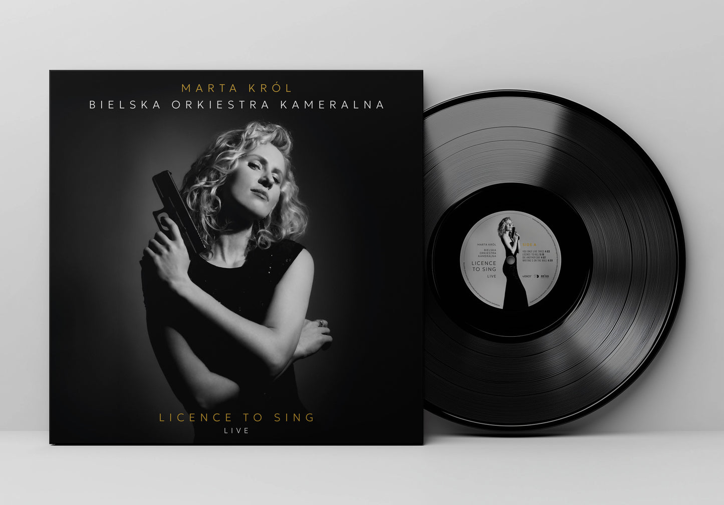 Marta Król Licence to sing LP [LIVE] [SIGNED]