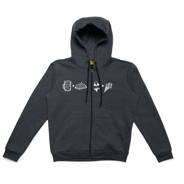 DeNekstBestDNB Bluza Rozpinana Młyn GraphiteBluza z kapturemMERCHIT