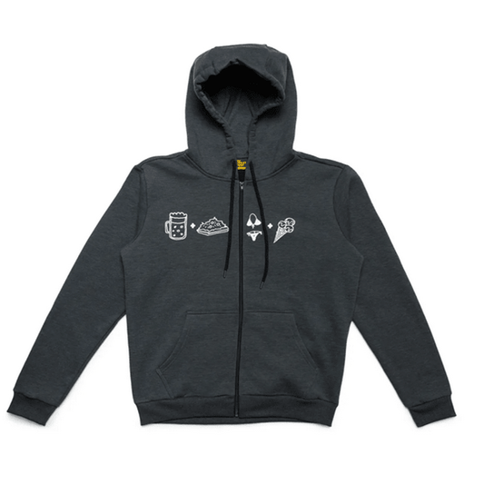 DeNekstBestDNB Bluza Rozpinana Młyn GraphiteBluza z kapturemMERCHIT