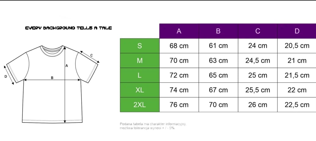 Kolor Tła Koszulka [ILOŚĆ OGRANICZONA]