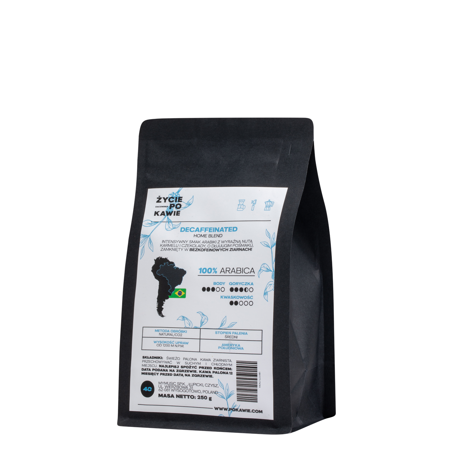 Decaffeinated 250g (Home Blend)
