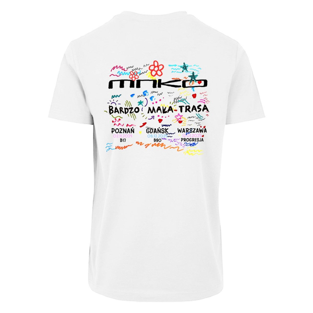 MakoBARDZO MAŁA TRASA (biała koszulka)T-ShirtyMERCHIT