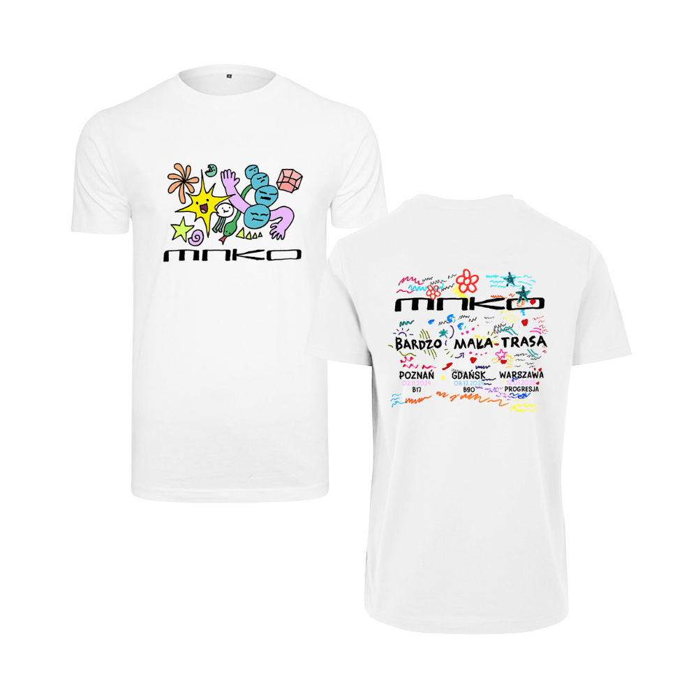 MakoBARDZO MAŁA TRASA (biała koszulka)T-ShirtyMERCHIT