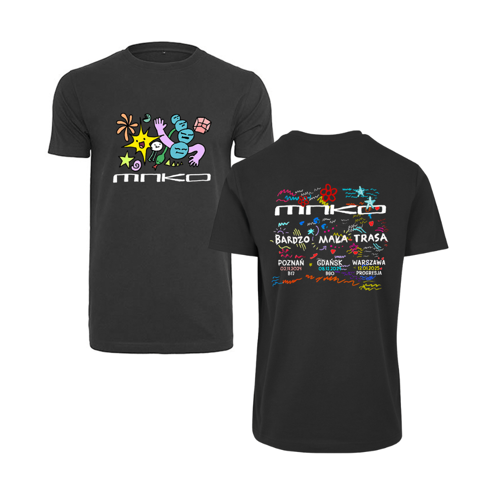 MakoBARDZO MAŁA TRASA (czarna koszulka)T-ShirtyMERCHIT