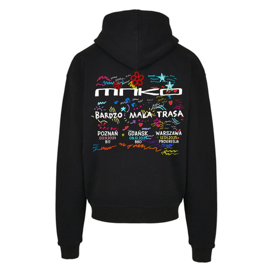MakoBARDZO MAŁA TRASA (czarna bluza)Bluza z kapturemMERCHIT
