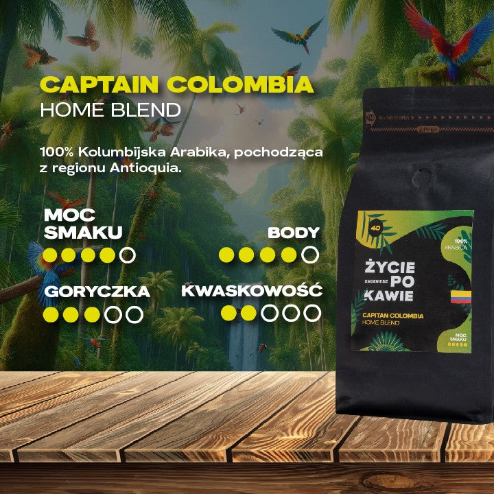 Captain Colombia 250g (Home blend)