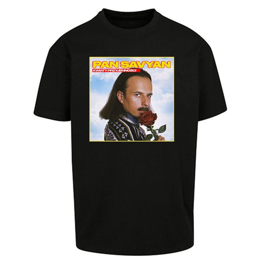 Pan SavyanKwiaty przyjemności (KOSZULKA CZARNA)T-ShirtyMERCHIT