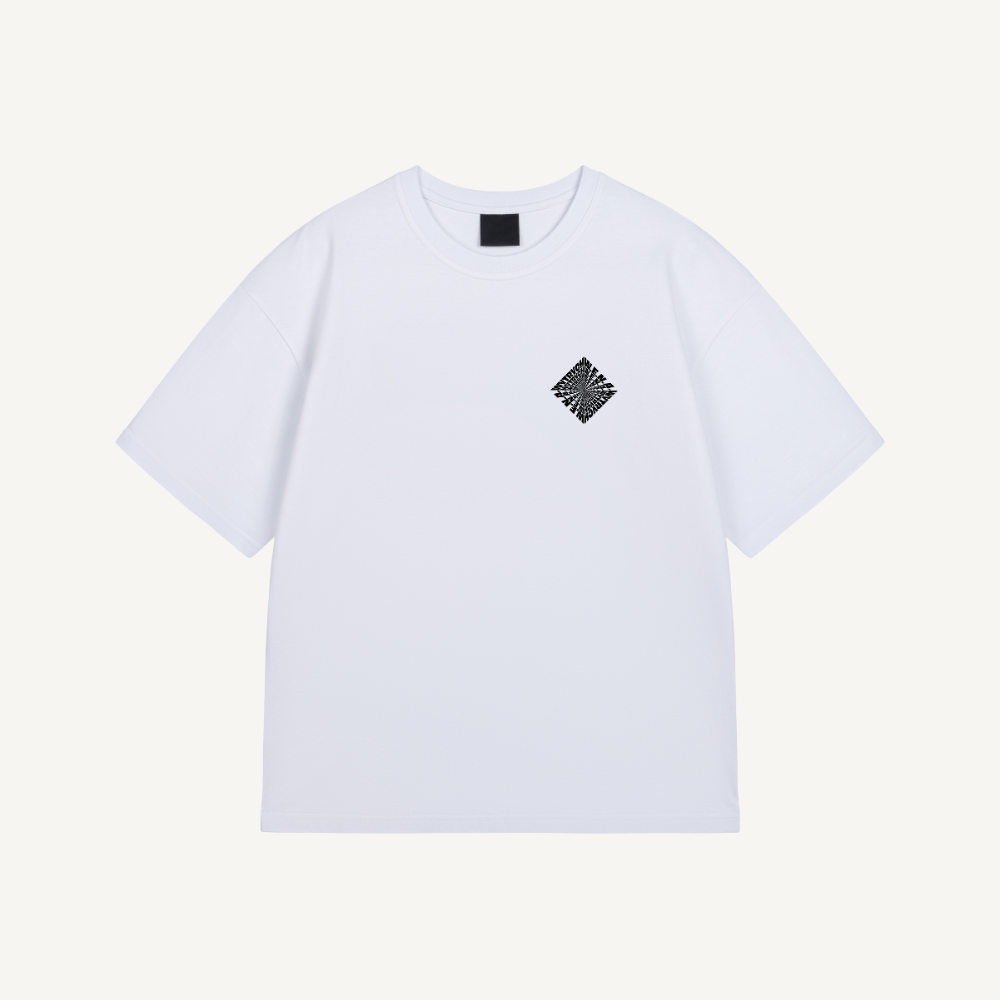 Wytrych white on black tees
