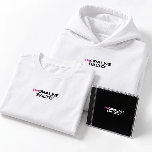 Cypis x Diho x MajkiCypis x Diho x Majki mOralne Salto [CD + WHITE TEE & HOODIE]PAKIETMERCHIT