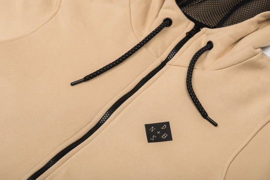 DeNekstBestDNB Romb Logo Hoodie [Khaki]Bluza z kapturemMERCHIT