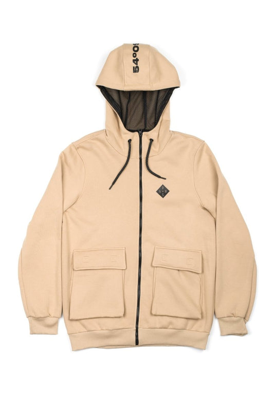 DeNekstBestDNB Romb Logo Hoodie [Khaki]Bluza z kapturemMERCHIT