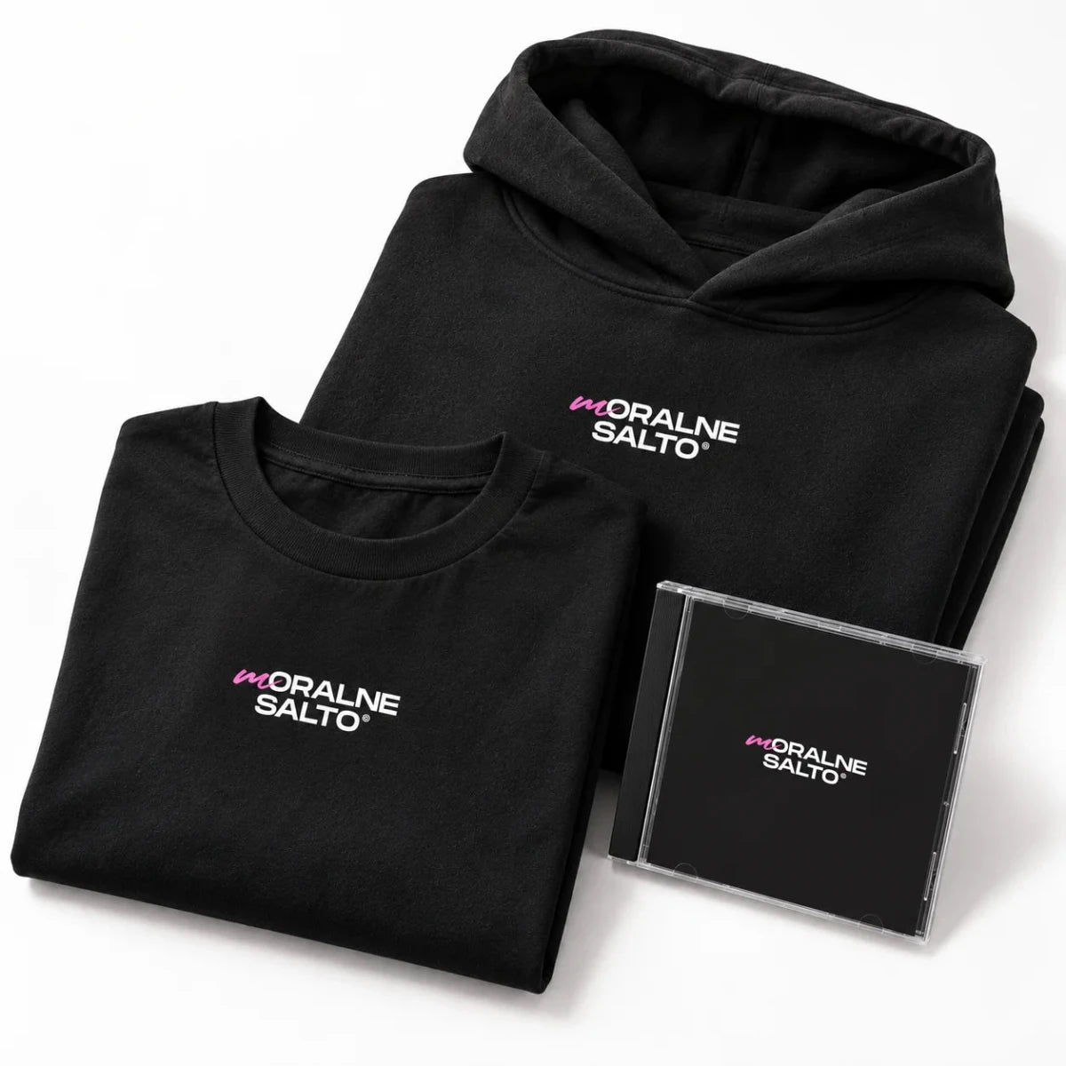 Cypis x Diho x MajkiCypis x Diho x Majki mOralne Salto [CD + BLACK TEE & HOODIE]PAKIETMERCHIT
