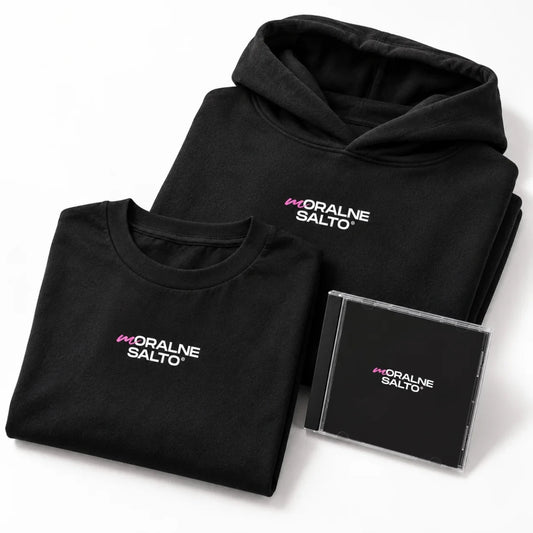 Cypis x Diho x MajkiCypis x Diho x Majki mOralne Salto [CD + BLACK TEE & HOODIE]PAKIETMERCHIT