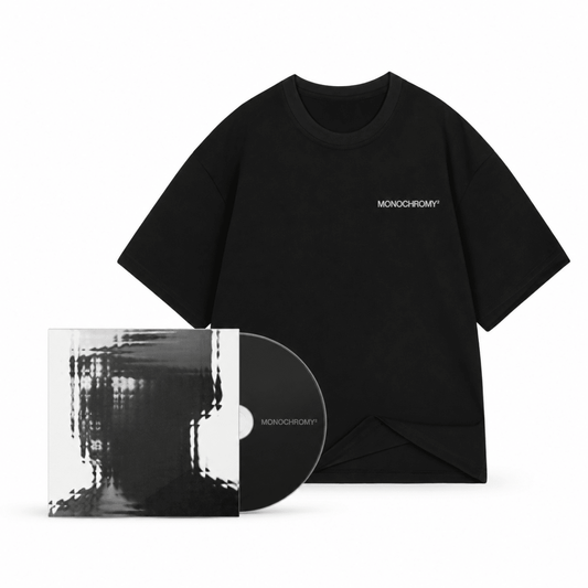 W.E.N.A.W.E.N.A. MONOCHROMY 2 [PREORDER CD] T-SHIRT PACK BLACKPAKIETMERCHIT