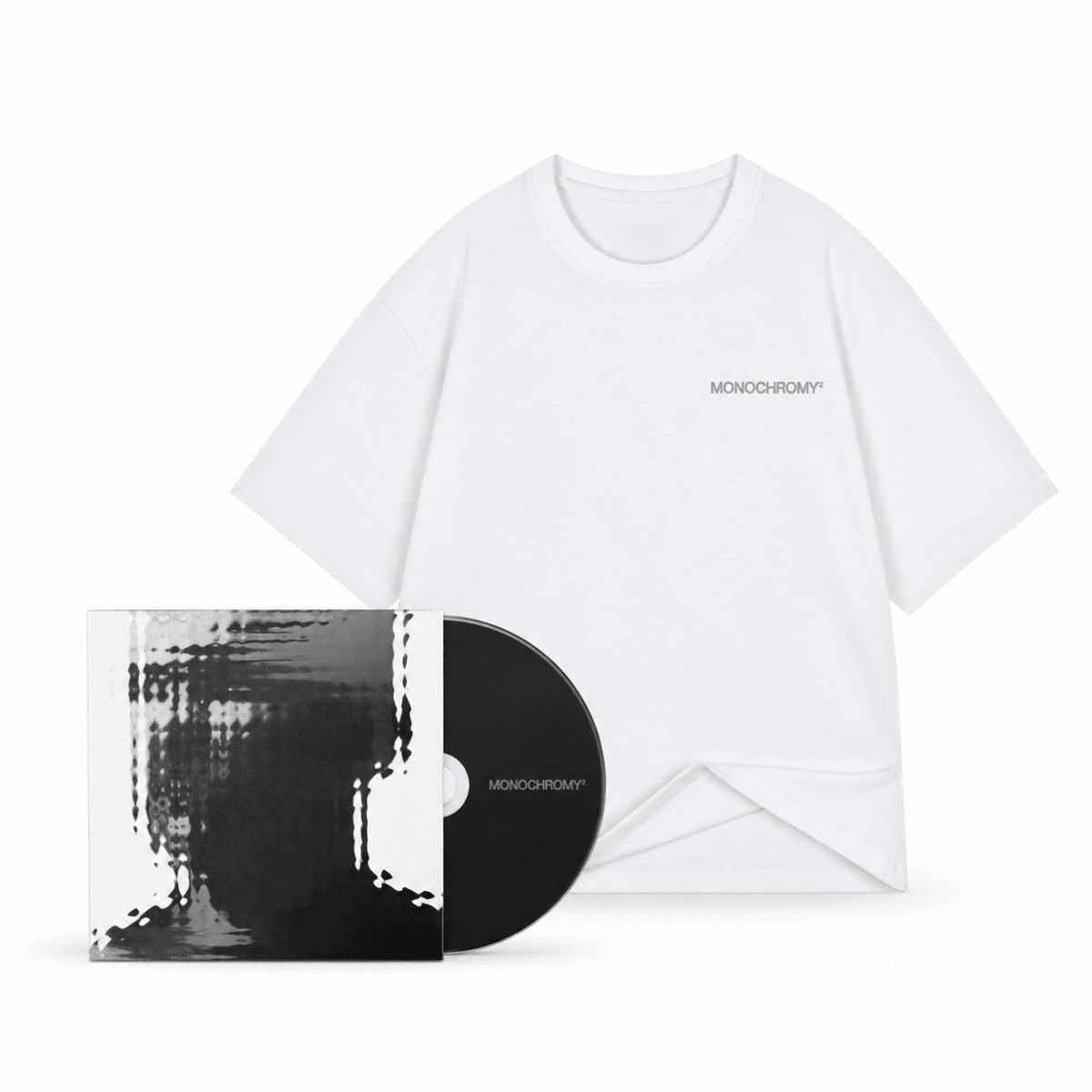 W.E.N.A.W.E.N.A. MONOCHROMY 2 [PREORDER CD] T-SHIRT PACK WHITEPAKIETMERCHIT