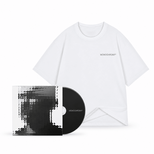 W.E.N.A.W.E.N.A. MONOCHROMY 2 [PREORDER CD] T-SHIRT PACK WHITEPAKIETMERCHIT