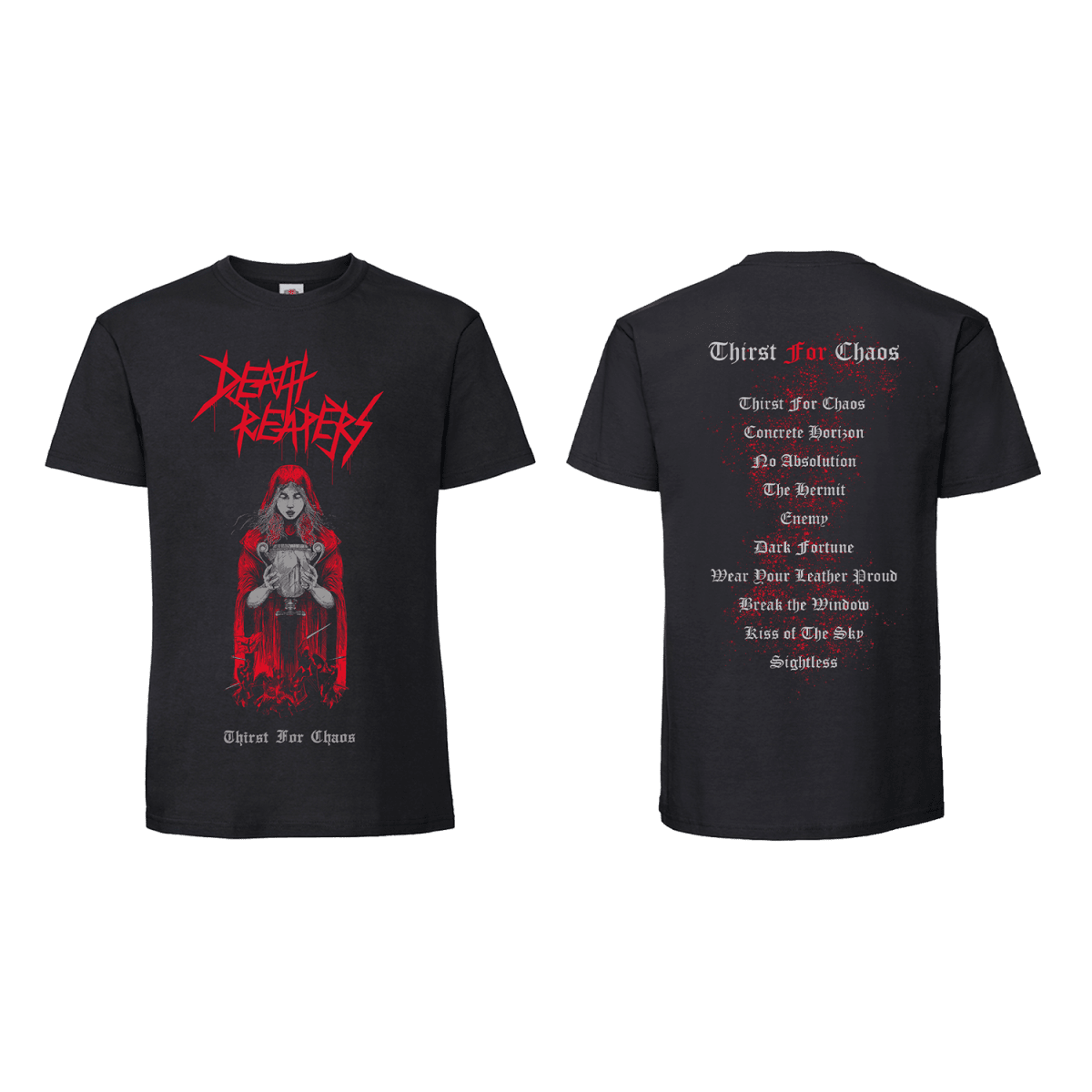 Death ReapersDeath Reapers Thirst For Chaos T-ShirtT-ShirtyMERCHIT