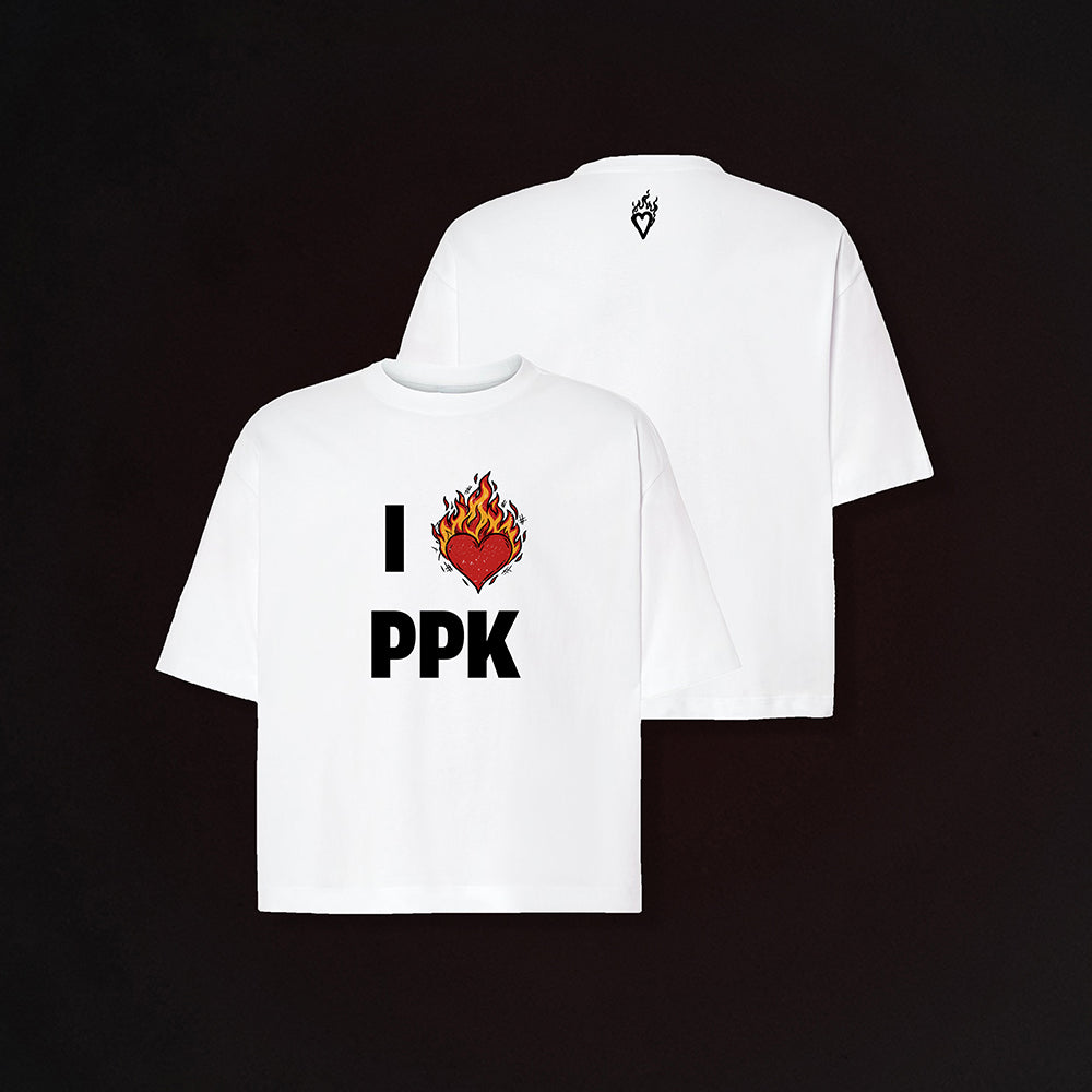 po prostu Kajtek I <3 PPK WHITE T-SHIRT