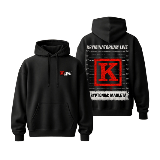 KRYMINALNE MIASTOKRYMINATORIUM LIVE HoodieBluza z kapturemMERCHIT