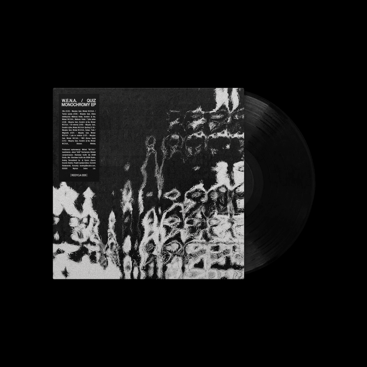 W.E.N.A.Monochromy EP (Remastered by DJ Eprom) [2026 Black Vinyl]VINYLMERCHIT