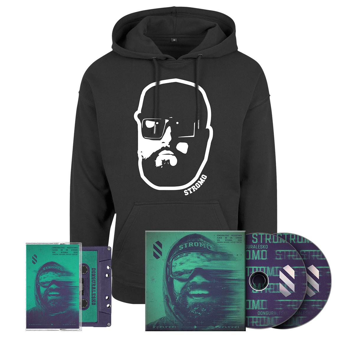 DonguraleskoSTROMO (CD PREORDER + KASETA + BLUZA)PAKIETMERCHIT