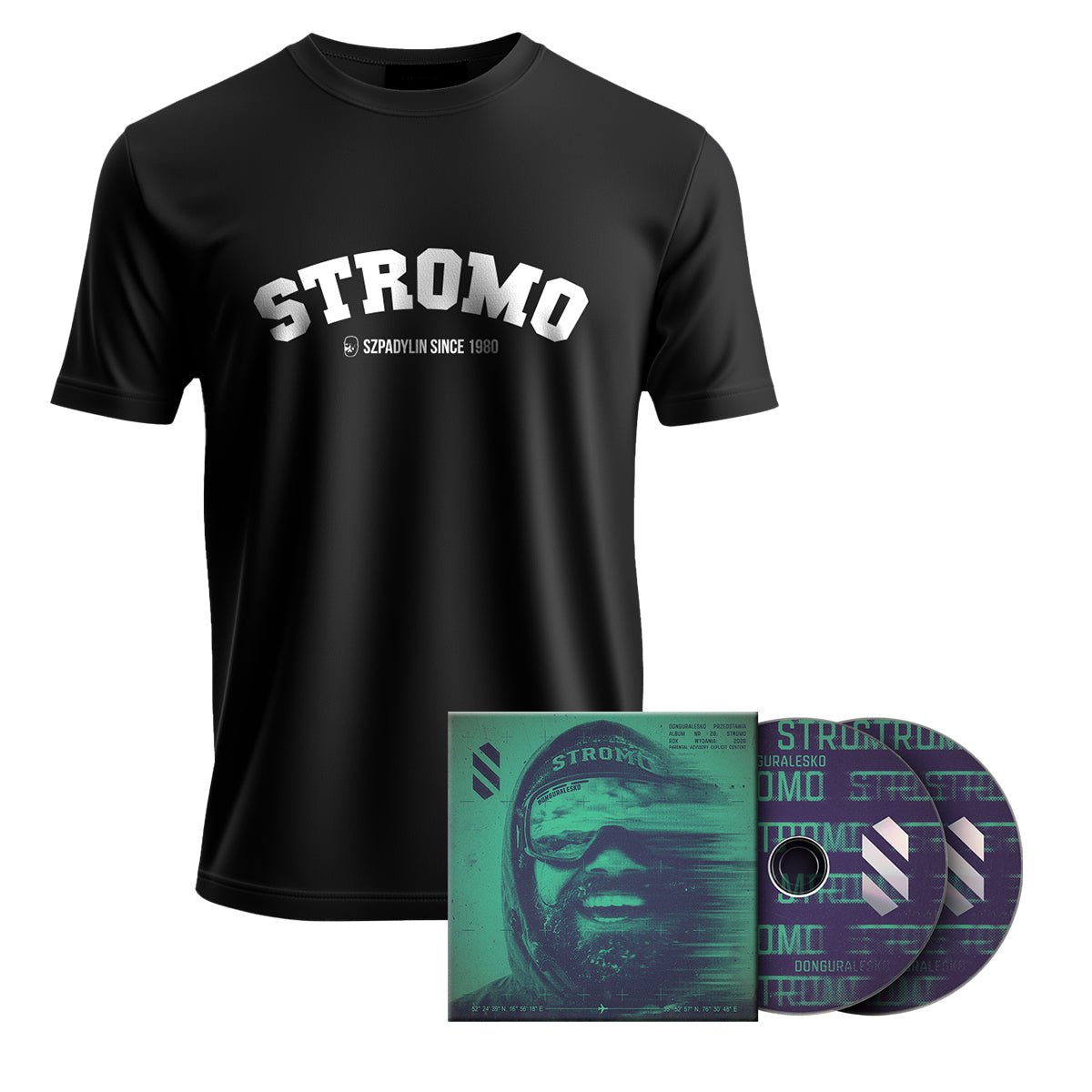 DonguraleskoSTROMO PAK (CD PREORDER + KOSZULKA SZPADYLIN SINCE 1980)PAKIETMERCHIT