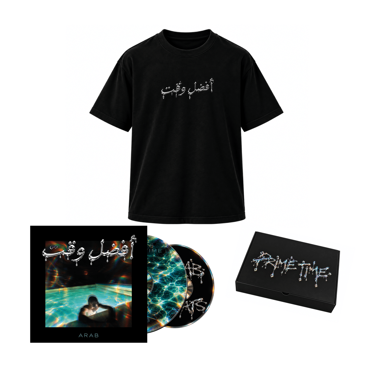 ArabArab PRIME TIME [PREORDER 2CD + ARABIC TEE]PAKIETMERCHIT