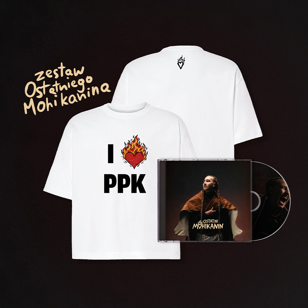 po prostu Kajtek I <3 PPK WHITE T-SHIRT [PACK]