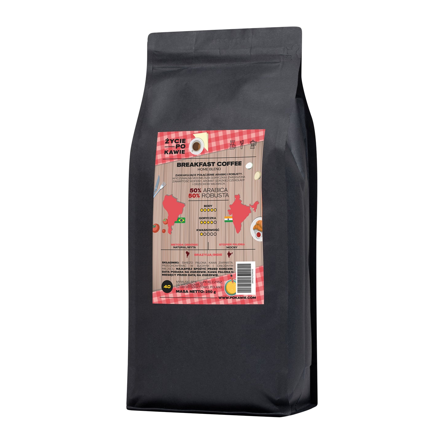 Breakfast Coffee 1kg (Home Blend)
