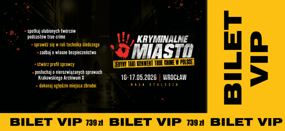 KRYMINALNE MIASTOBilet VIP Kryminalne MiastoBilet na eventMERCHIT.PL - Music & More!