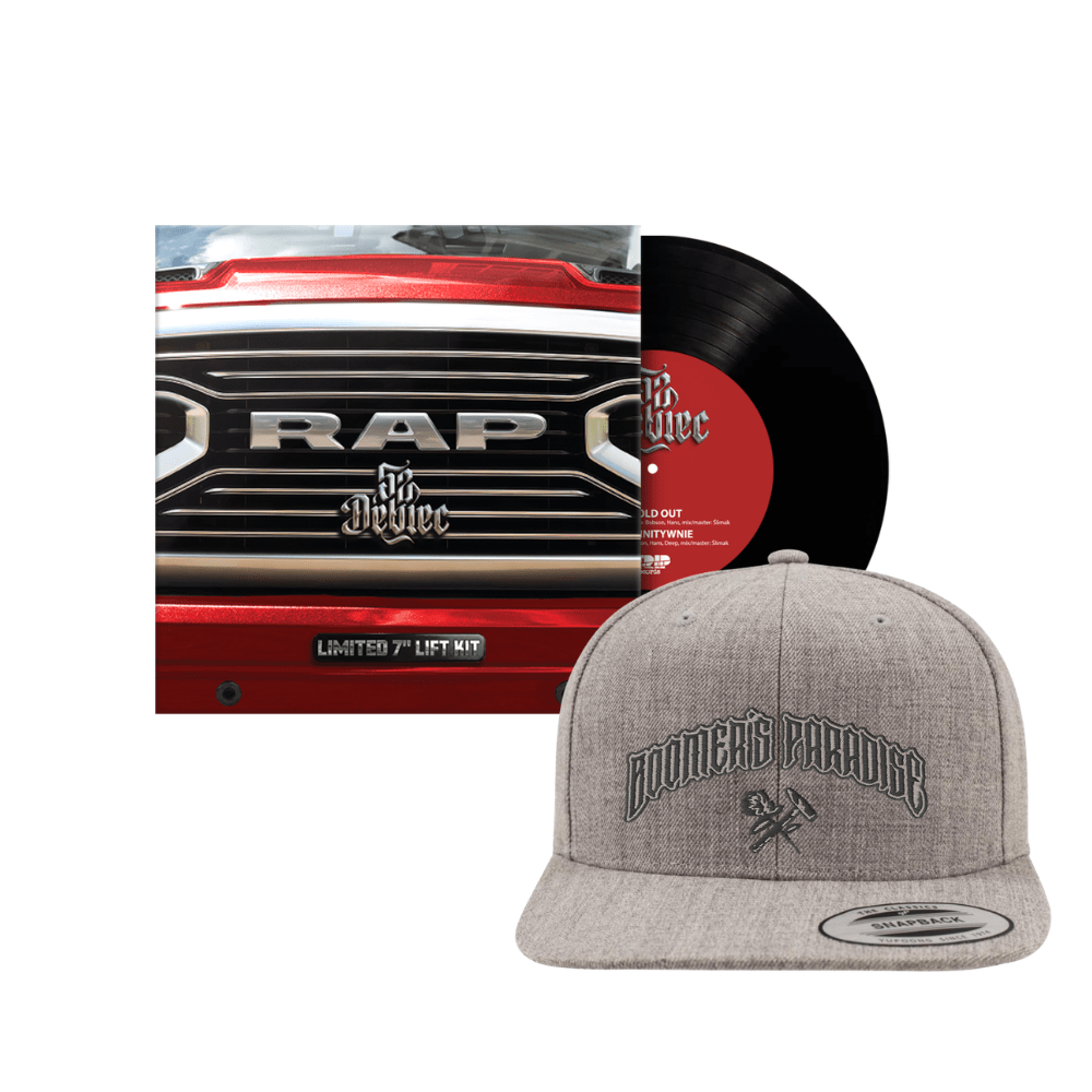 Hans SoloBoomer's Paradise Snapback + winyl 7'' [light grey]PAKIETMERCHIT