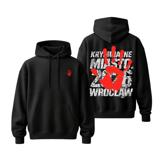 KRYMINALNE MIASTOKryminalne Miasto 2026 Wrocław (bluza)Bluza z kapturemMERCHIT