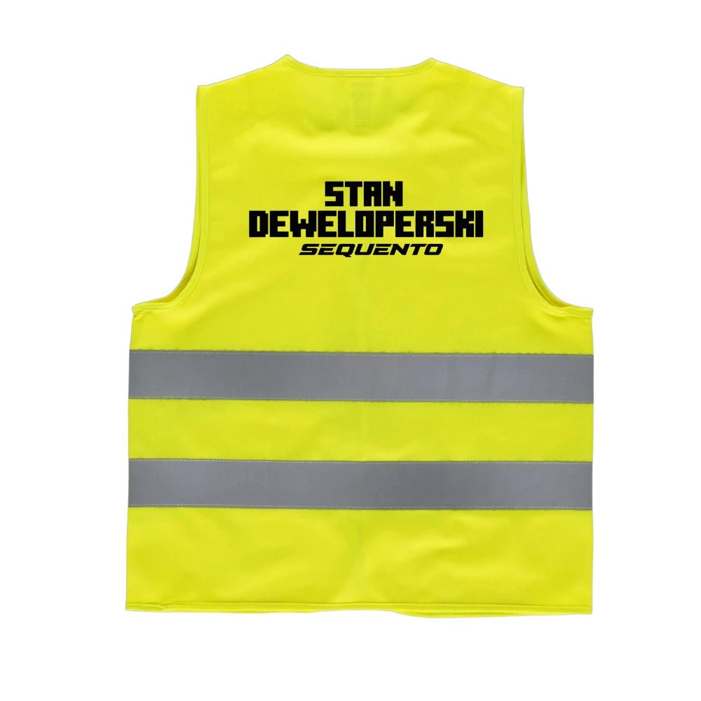SequentoKamizelka ostrzegawcza Sequento „Stan Deweloperski” (Żółta)Kamizelka odblaskowaMERCHIT