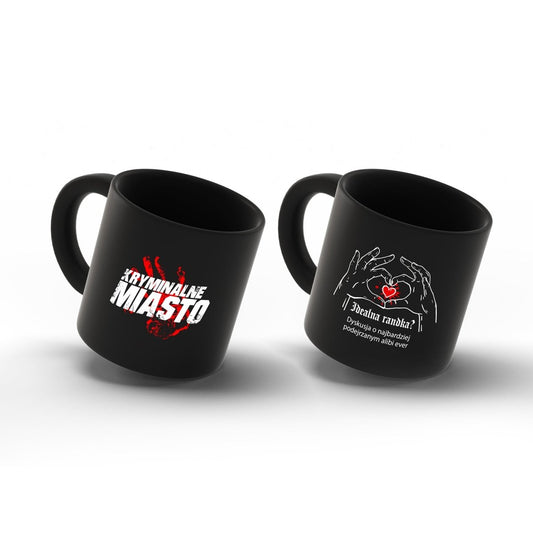 KRYMINALNE MIASTOKryminalne Miasto Kubek Idealna RandkaKubekMERCHIT