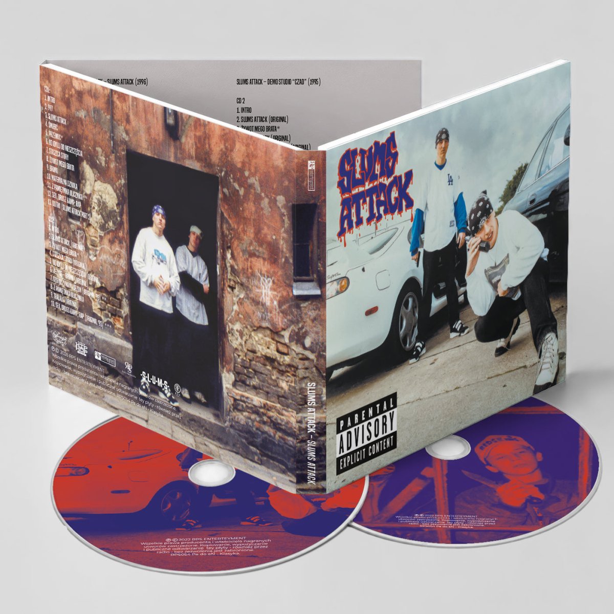 Slums AttackSlums Attack Slums Attack [2026 Remastered] CD DIGIPACK [SIGNED]CDMERCHIT