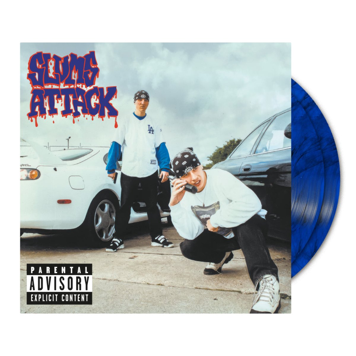 Slums AttackSlums Attack Slums Attack [2026 Remastered] 2LP GATEFOLD SMOKED BLUEVINYLMERCHIT