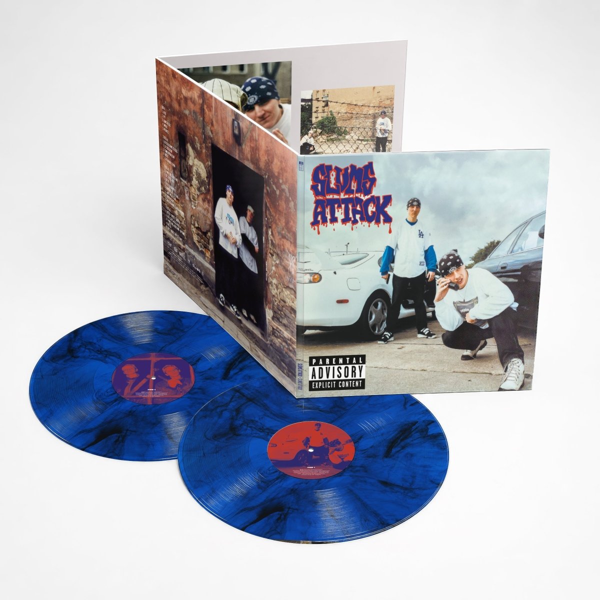 Slums AttackSlums Attack Slums Attack [2026 Remastered] 2LP GATEFOLD SMOKED BLUEVINYLMERCHIT